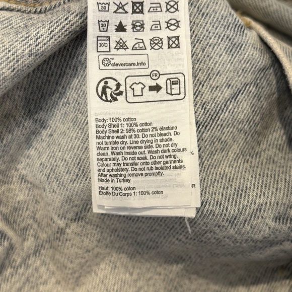 ALLSAINTS Milena Hooded Jacket in Indigo Blue Denim XS/S $269 - Picture 6 of 9